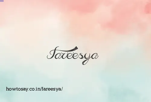 Fareesya