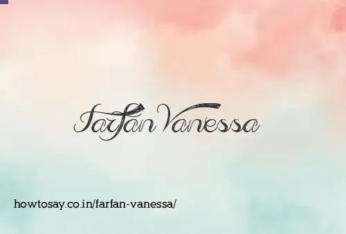 Farfan Vanessa