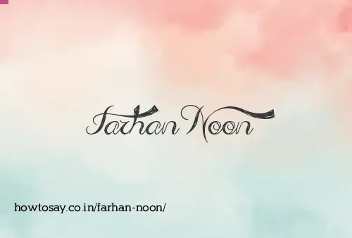 Farhan Noon