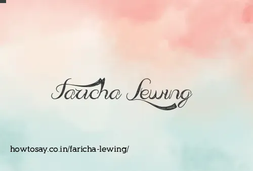 Faricha Lewing
