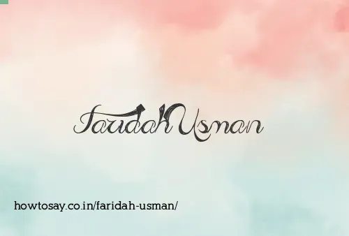 Faridah Usman