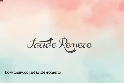 Faride Romero