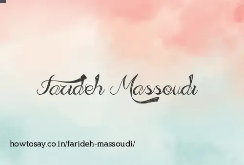Farideh Massoudi