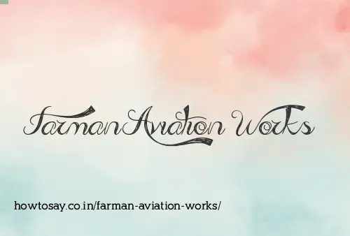 Farman Aviation Works