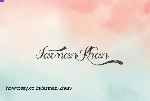 Farman Khan