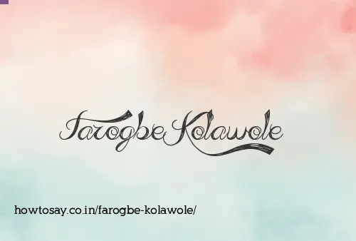 Farogbe Kolawole