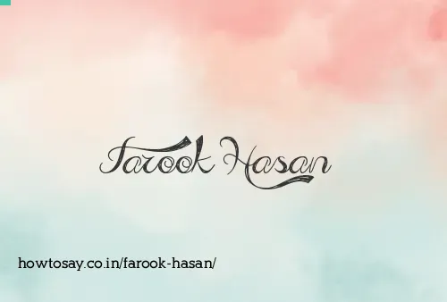 Farook Hasan