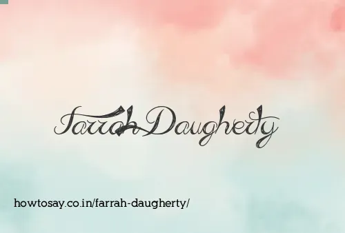 Farrah Daugherty