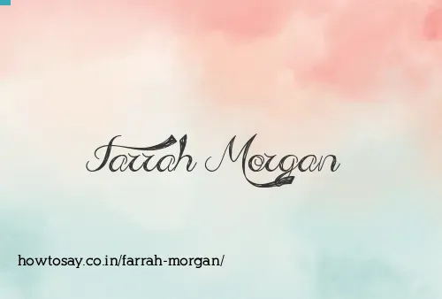 Farrah Morgan