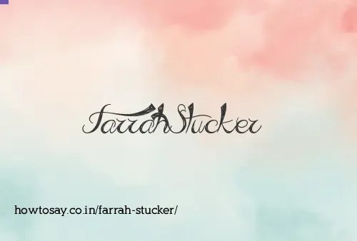 Farrah Stucker