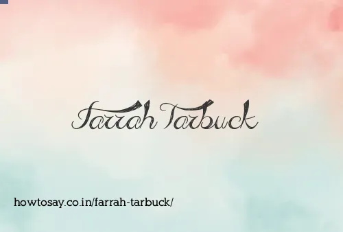 Farrah Tarbuck