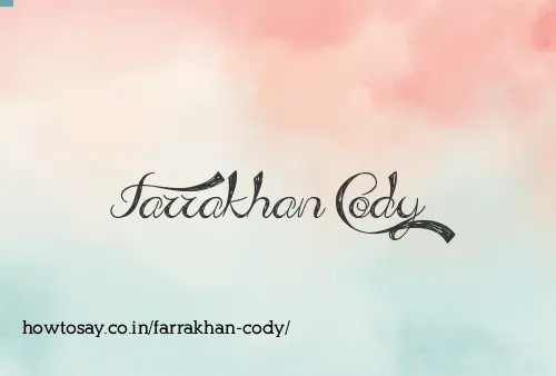 Farrakhan Cody