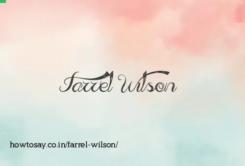 Farrel Wilson