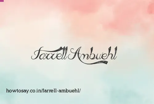 Farrell Ambuehl