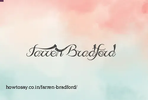 Farren Bradford