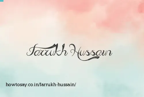 Farrukh Hussain
