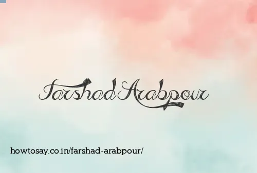 Farshad Arabpour