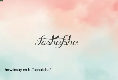 Fashafsha
