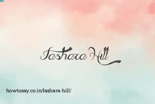 Fashara Hill