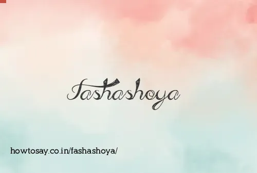 Fashashoya