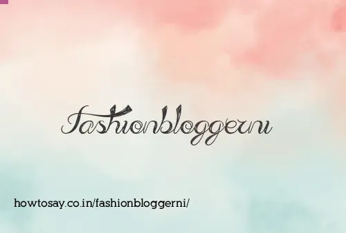 Fashionbloggerni