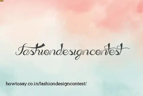 Fashiondesigncontest