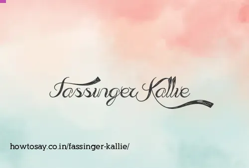 Fassinger Kallie