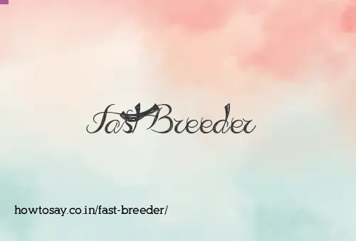 Fast Breeder