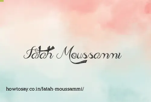 Fatah Moussammi