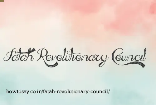 Fatah Revolutionary Council