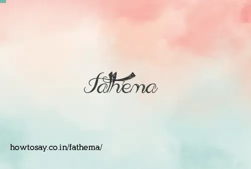 Fathema