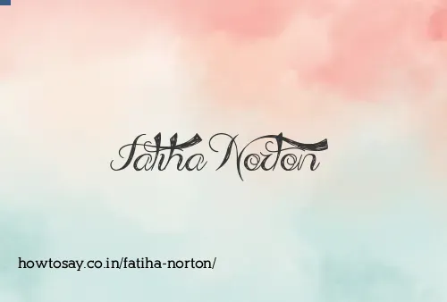 Fatiha Norton