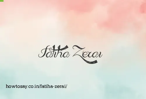Fatiha Zerai