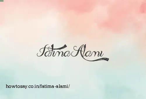 Fatima Alami