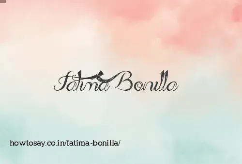 Fatima Bonilla