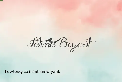 Fatima Bryant