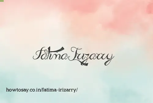 Fatima Irizarry