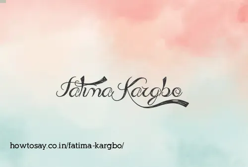 Fatima Kargbo