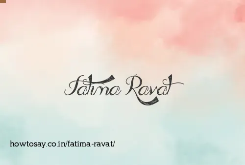 Fatima Ravat