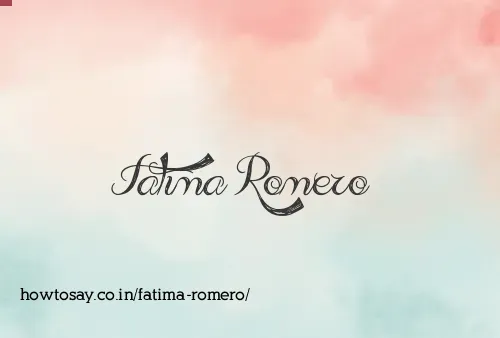 Fatima Romero