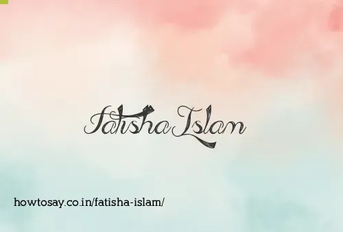 Fatisha Islam