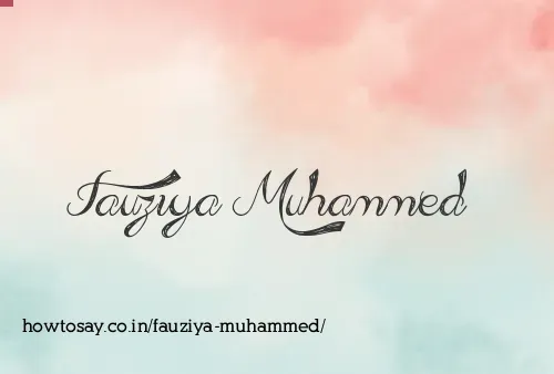 Fauziya Muhammed
