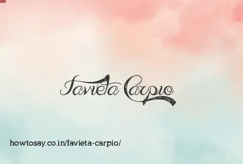 Favieta Carpio