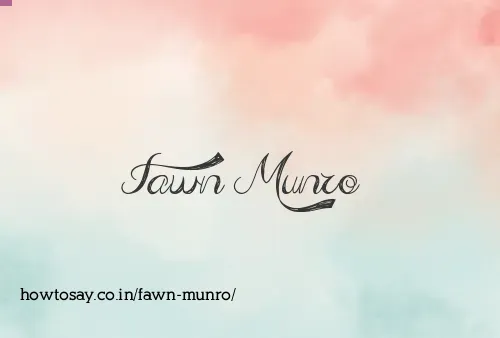 Fawn Munro