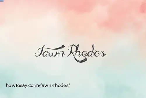 Fawn Rhodes