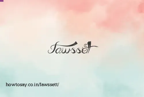 Fawssett