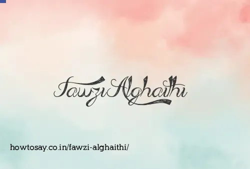 Fawzi Alghaithi