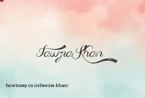 Fawzia Khan