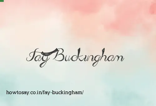 Fay Buckingham