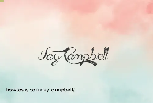Fay Campbell